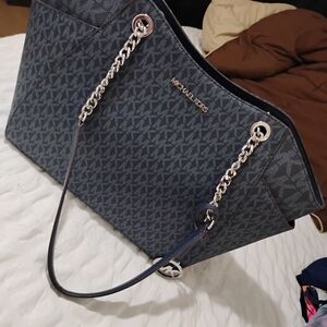 Michael Kors Blue Tote Bag